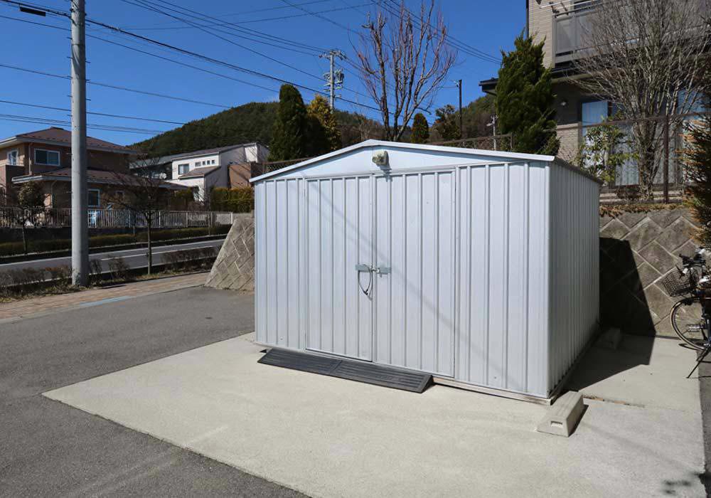 おしゃれ物置 自転車収納