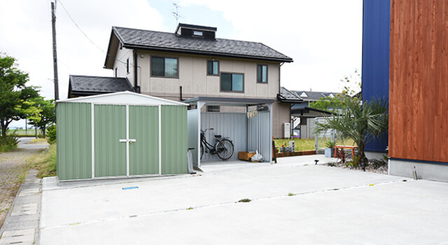 おしゃれな物置