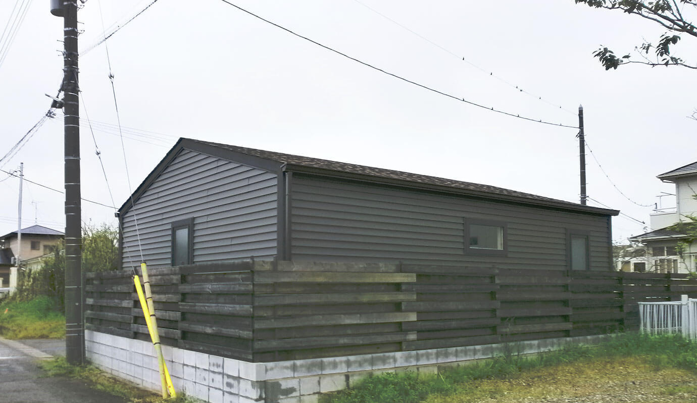 木造ガレージ・車庫・物置・小屋・倉庫